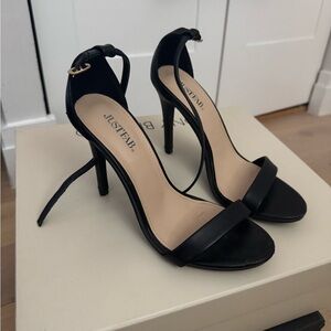 JustFab Black Women's Heels